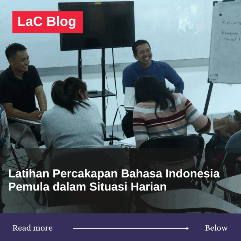 Latihan Percakapan Bahasa Indonesia Pemula dalam Situasi Harian