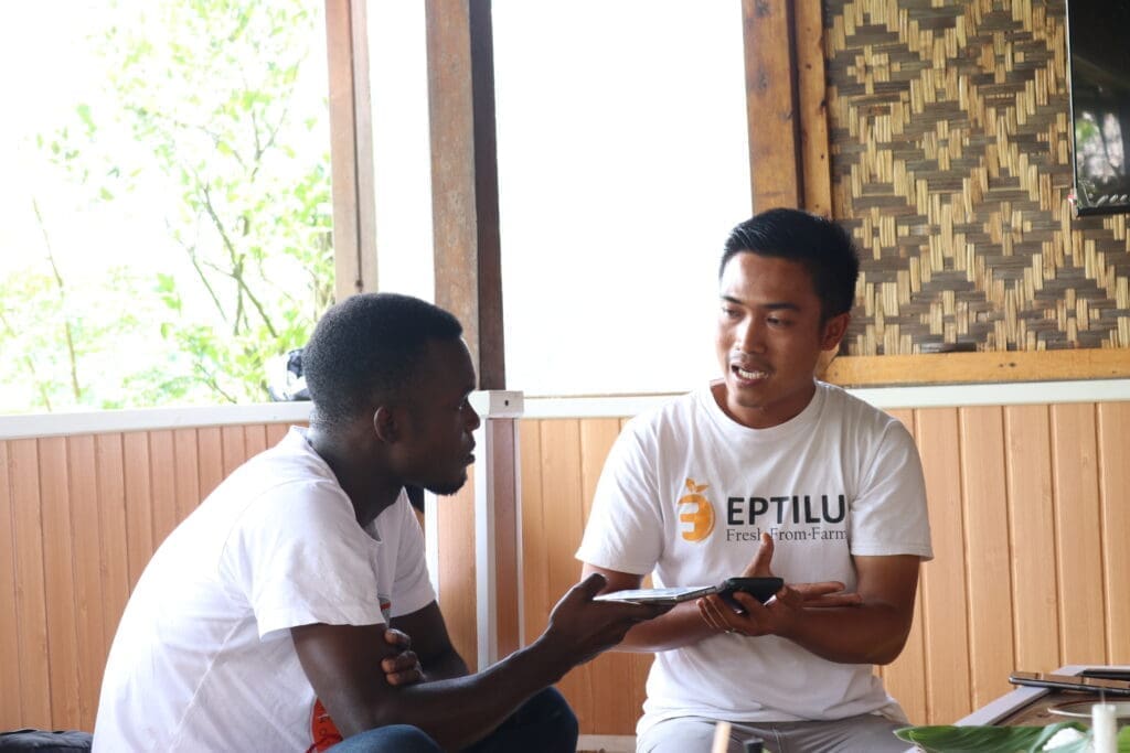 Pengenalan dan Diskusi Eptilu oleh Bapak Muhammad Ridwan selaku Direktur Operasional Eptilu