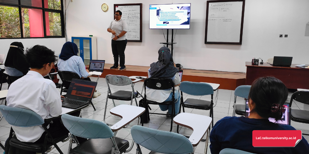 Kursus TOEFL ITP Preparation Pusat Bahasa Telkom University sedang berlangsung