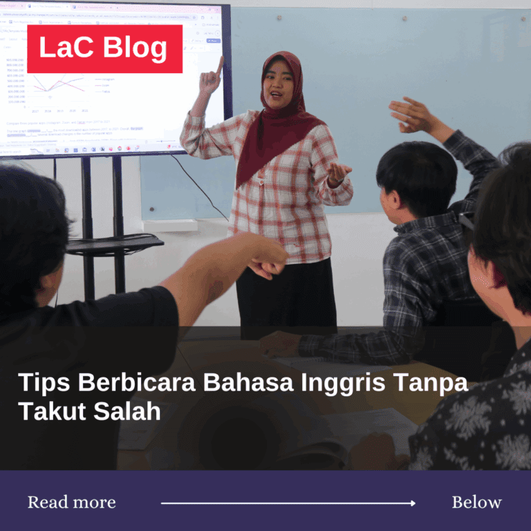 Tips Berbicara Bahasa Inggris Tanpa Takut Salah 