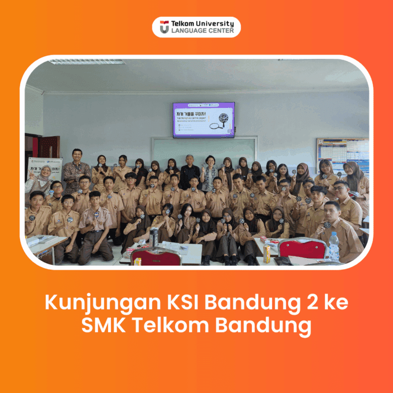 Kunjungan King Sejong Institute Bandung 2 ke SMK Telkom Bandung