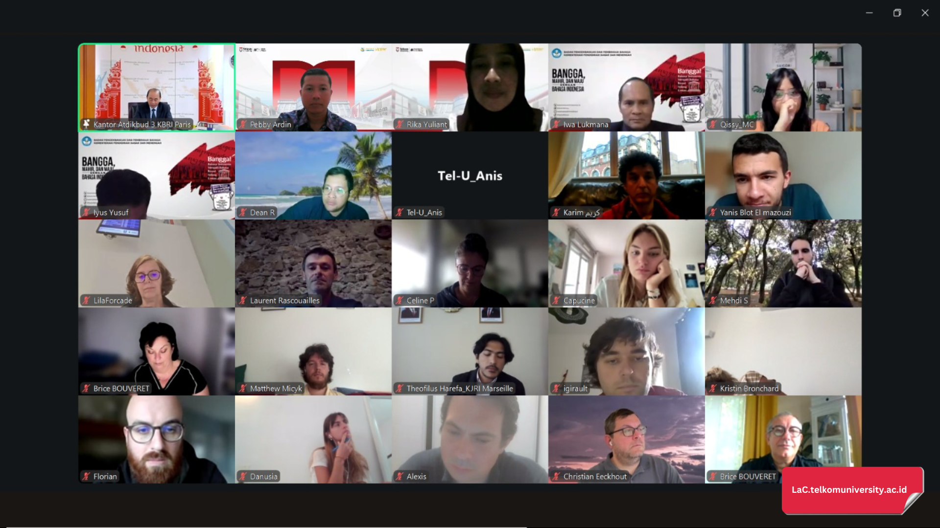 Pembukaan Kelas BIPA KBRPI Paris Semester II Tahun 2025