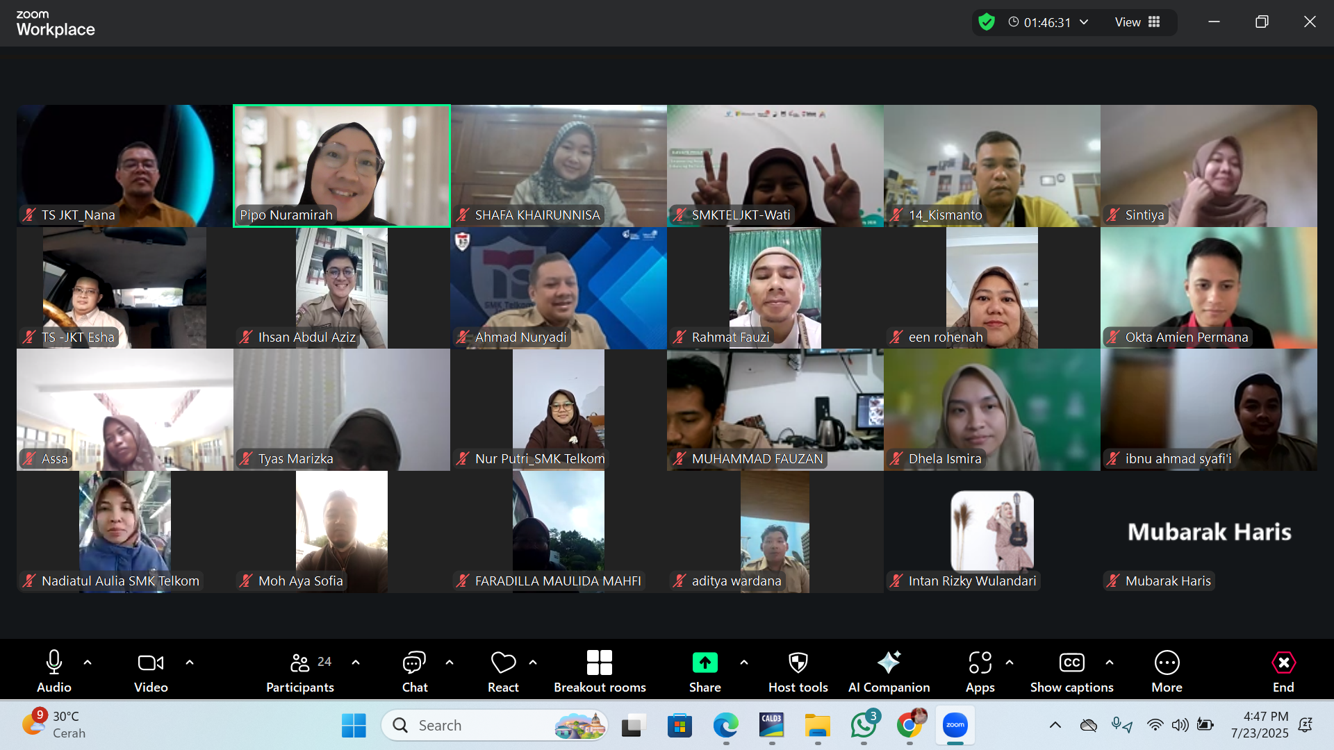 Pelaksanaan Pembekalan TOEFL ITP® untuk guru-guru SMK Telkom Jakarta