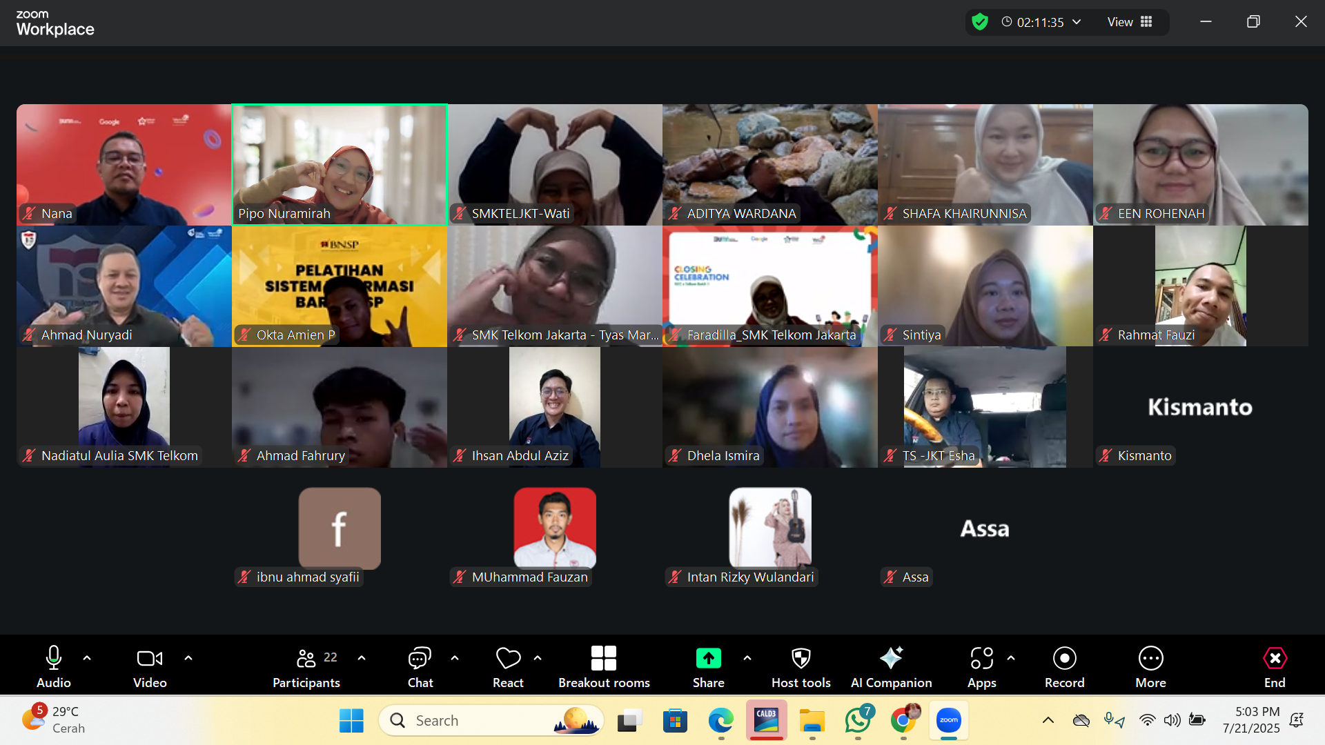 Pelaksanaan Pembekalan TOEFL ITP® untuk guru-guru SMK Telkom Jakarta 2