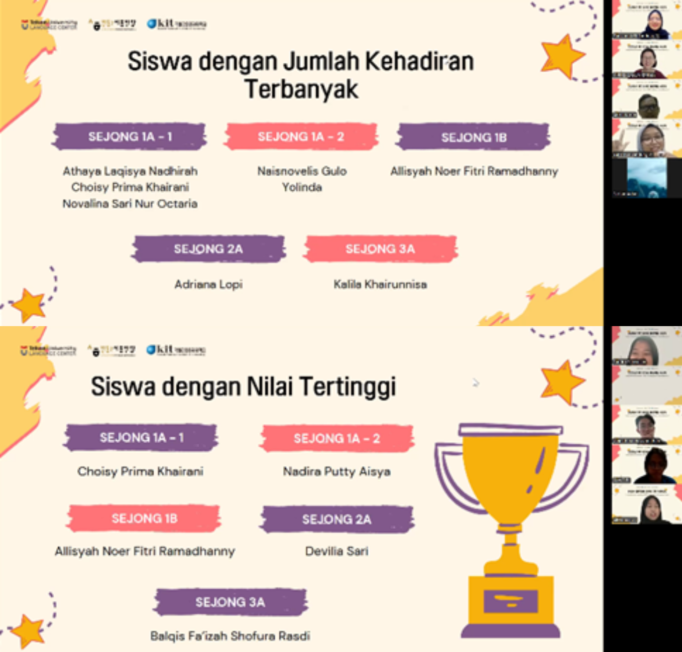 Dokumentasi Kegiatan Penutupan Kursus Bahasa Korea KSIB 2 Semester 1 Tahun 2025 2