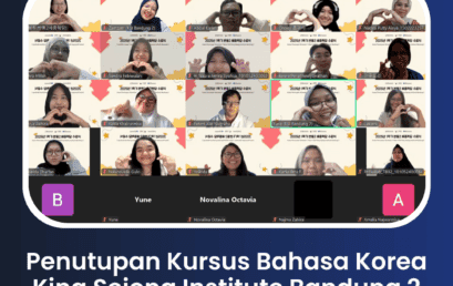 Penutupan Kursus Bahasa Korea King Sejong Institute Bandung 2