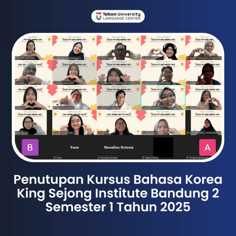 Penutupan Kursus Bahasa Korea King Sejong Institute Bandung 2