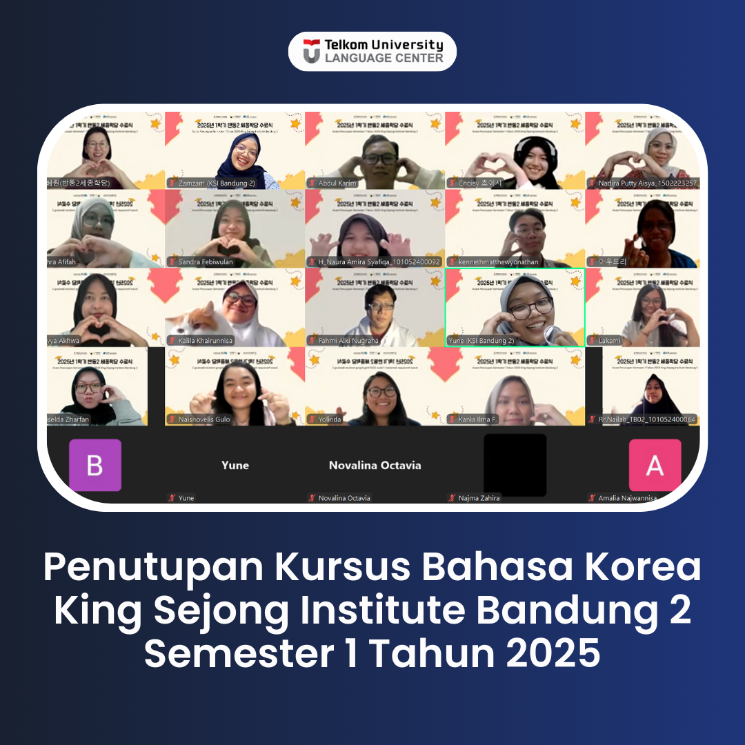 Penutupan Kursus Bahasa Korea King Sejong Institute Bandung 2 Penutupan Kursus Bahasa Korea King Sejong Institute Bandung 2