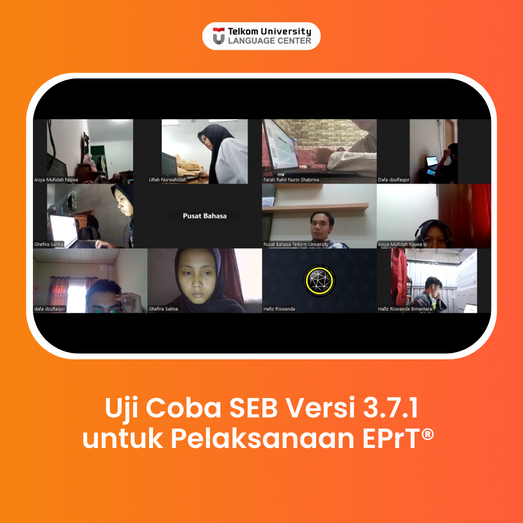 Telkom University LaC Uji Coba SEB 3.7.1 untuk EPrT®