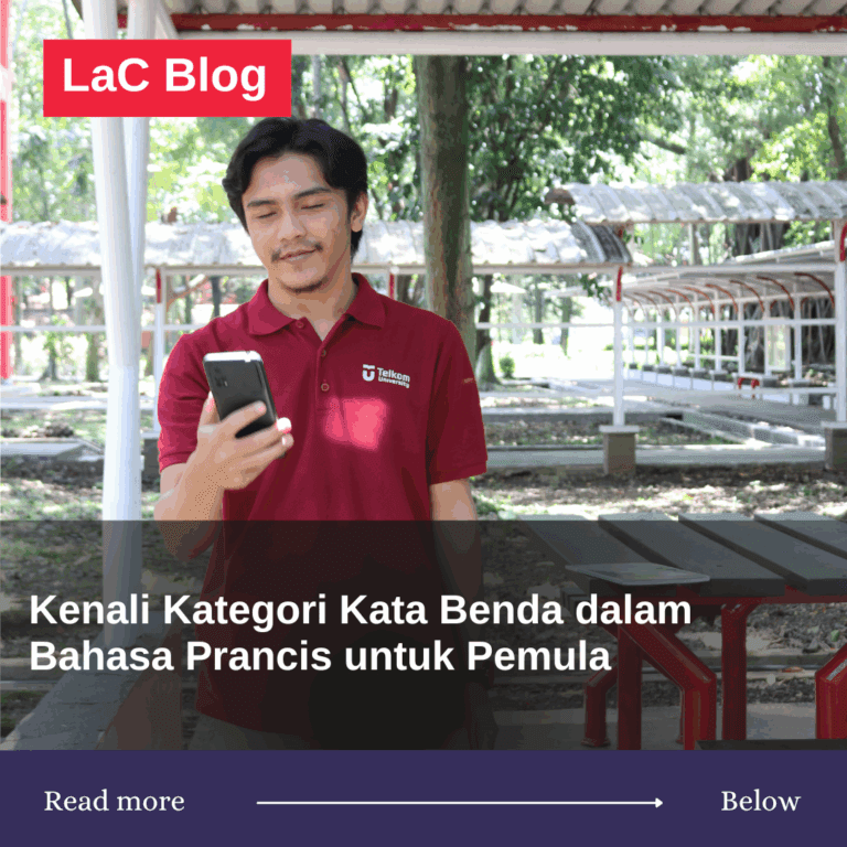 Kenali Kategori Kata Benda dalam Bahasa Prancis untuk Pemula 
