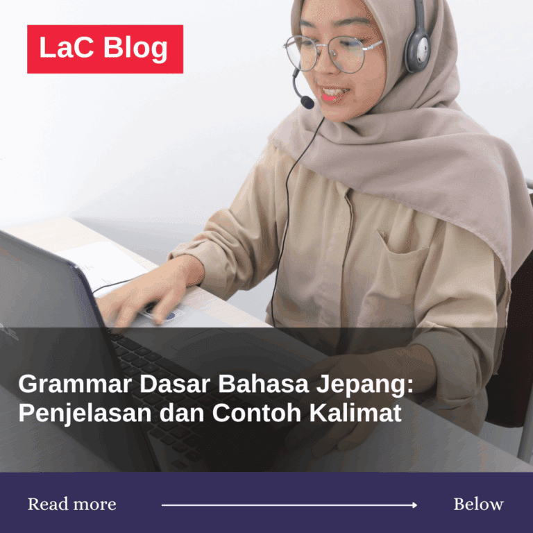 Grammar Dasar Bahasa Jepang: Penjelasan dan Contoh Kalimat