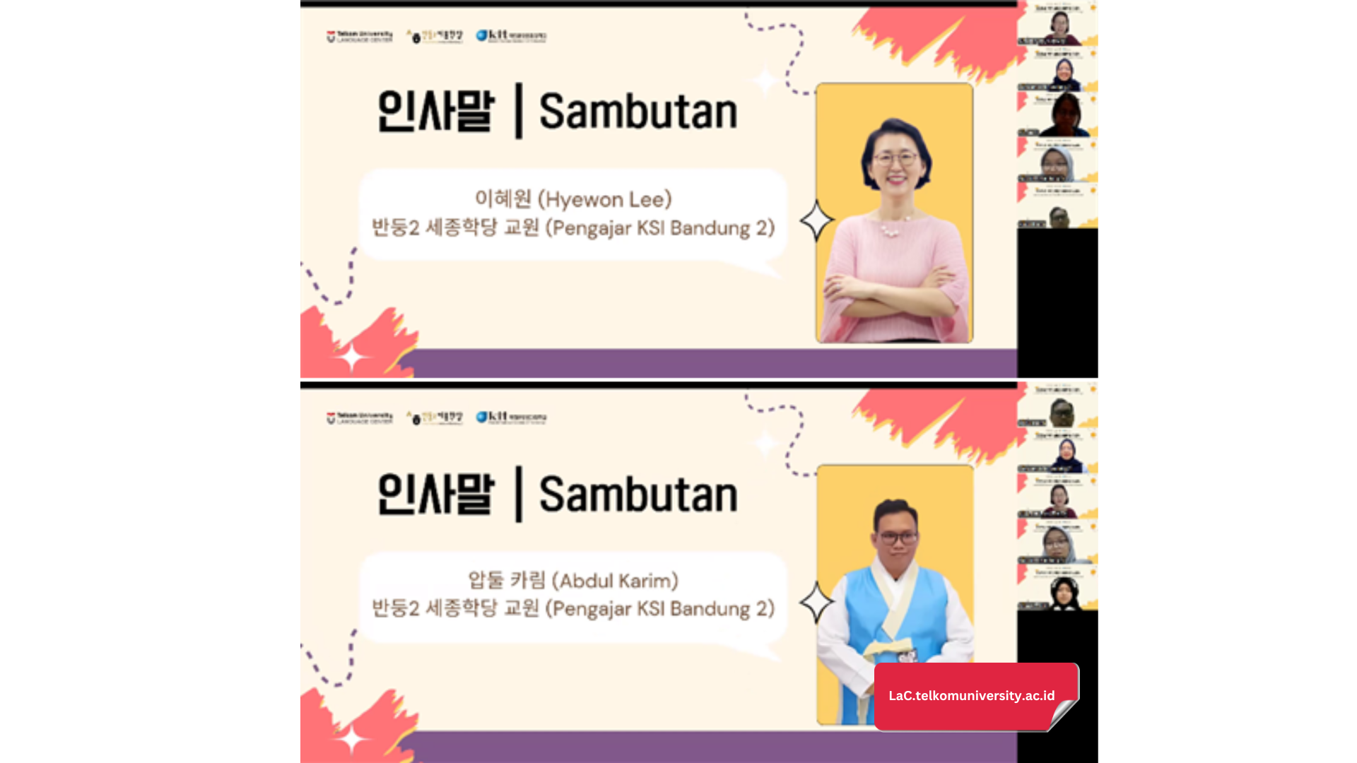 Dokumentasi Kegiatan Penutupan Kursus Bahasa Korea KSIB 2 Semester 1 Tahun 2025