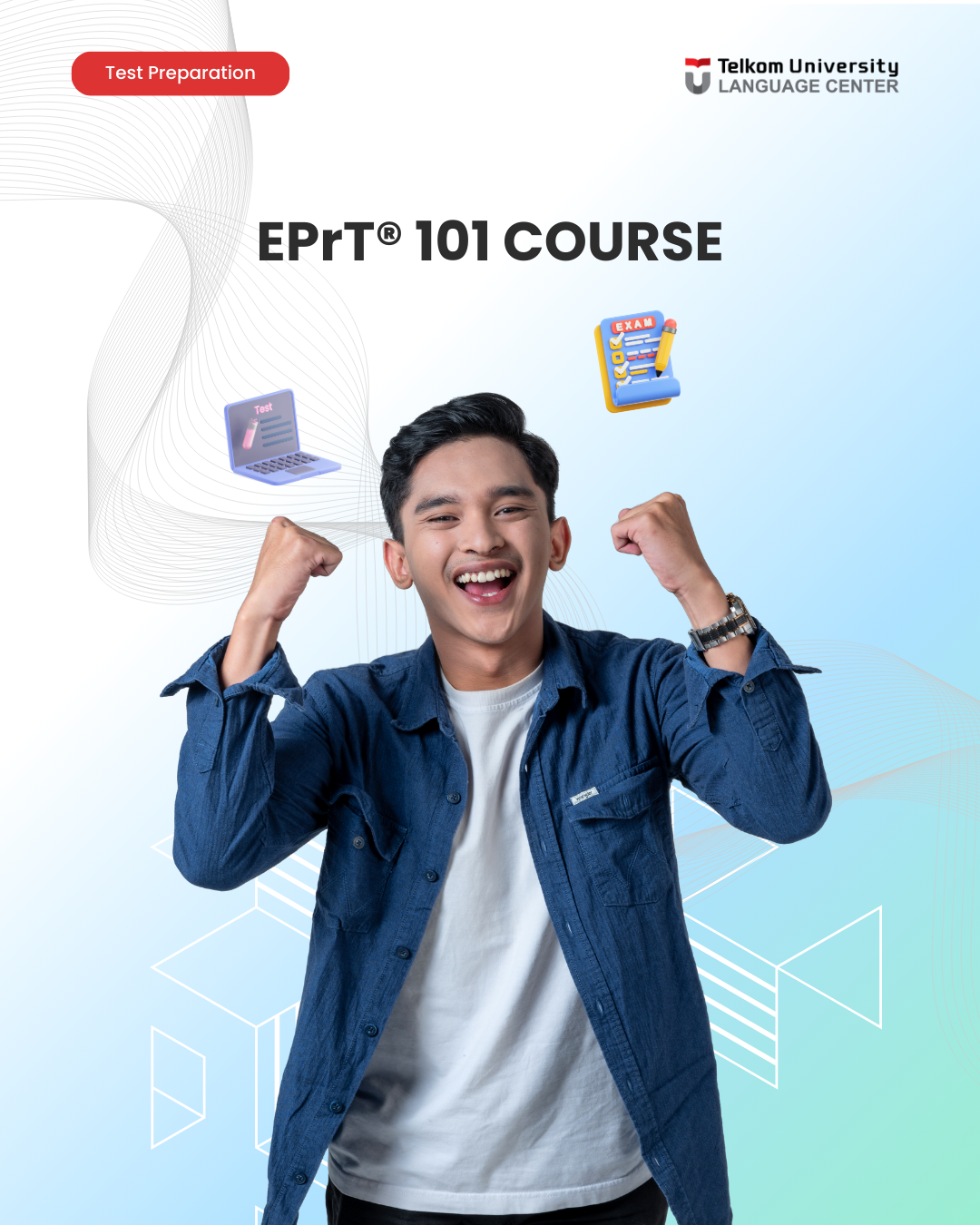 Kursus Bahasa Inggris Terbaik untuk Test Preparation - EPrT 101 Course