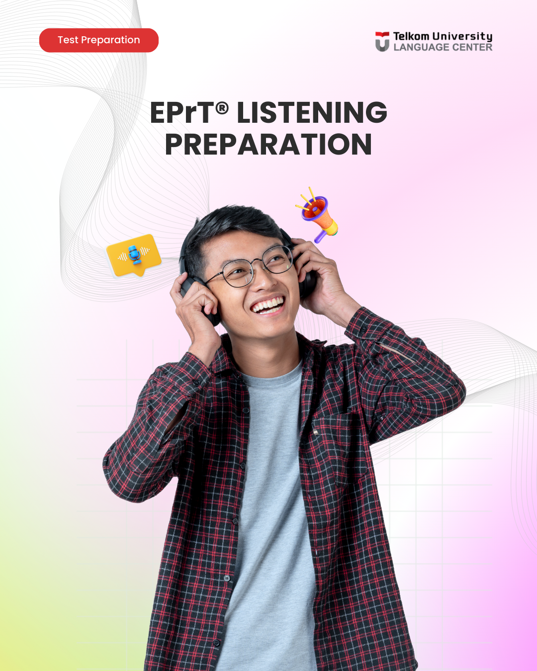 Kursus Bahasa Inggris Terbaik untuk Test Preparation - EPrT Listening Preparation