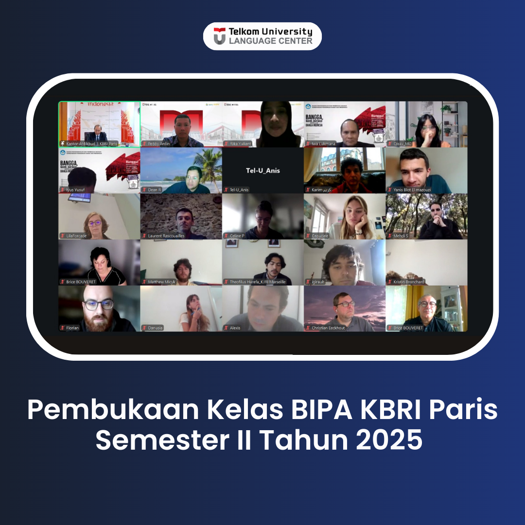 Pembukaan Kelas BIPA KBRI Paris Semester II Tahun 2025