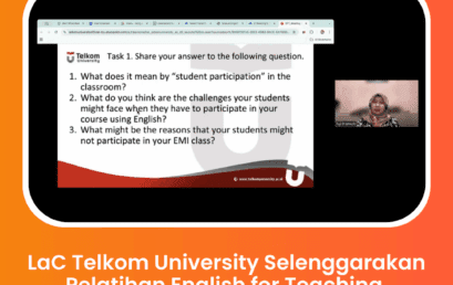 Pelatihan English for Teaching Telkom University & SMK Telkom