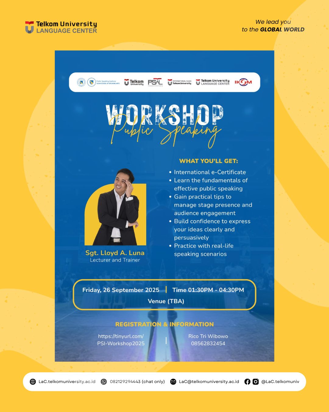 Public Speaking Workshop – Public Speaking Institute