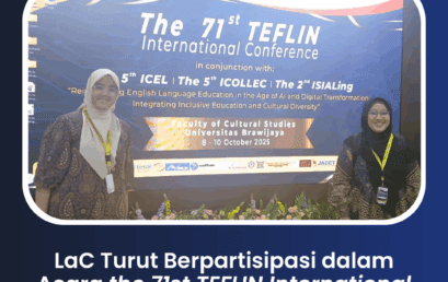 LaC Telkom University di 71st TEFLIN International Conference