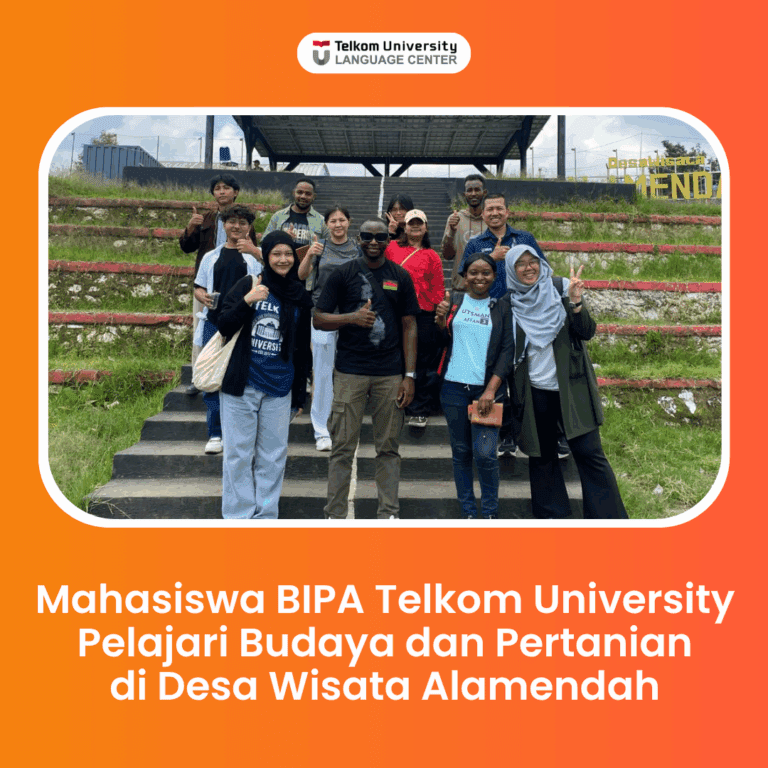 Mahasiswa BIPA Tel-U Belajar Budaya dan Pertanian di Alamendah