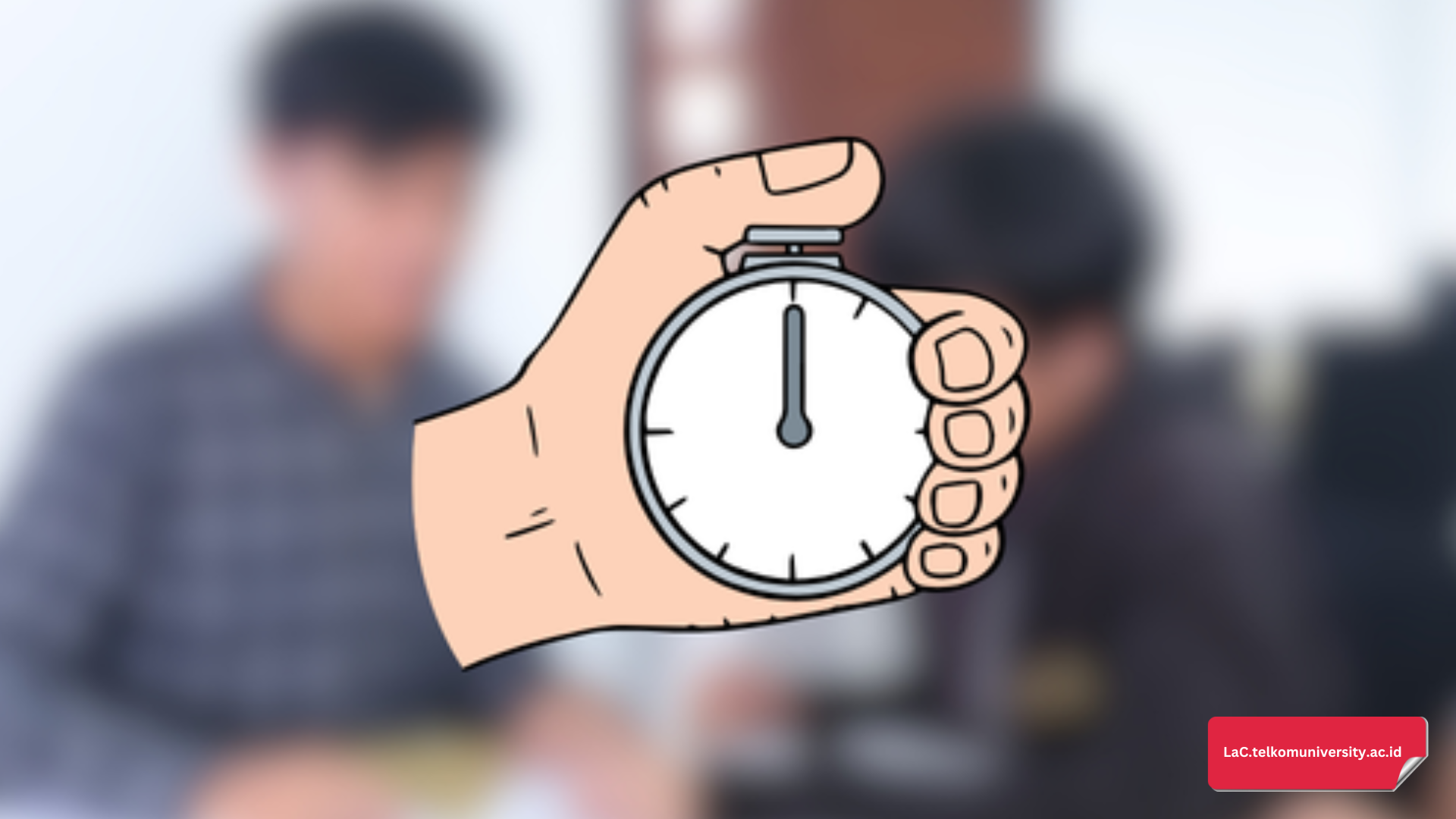 Catatan outline dan timer digunakan untuk latihan strategi menjawab TOEFL iBT Integrated Speaking Task.