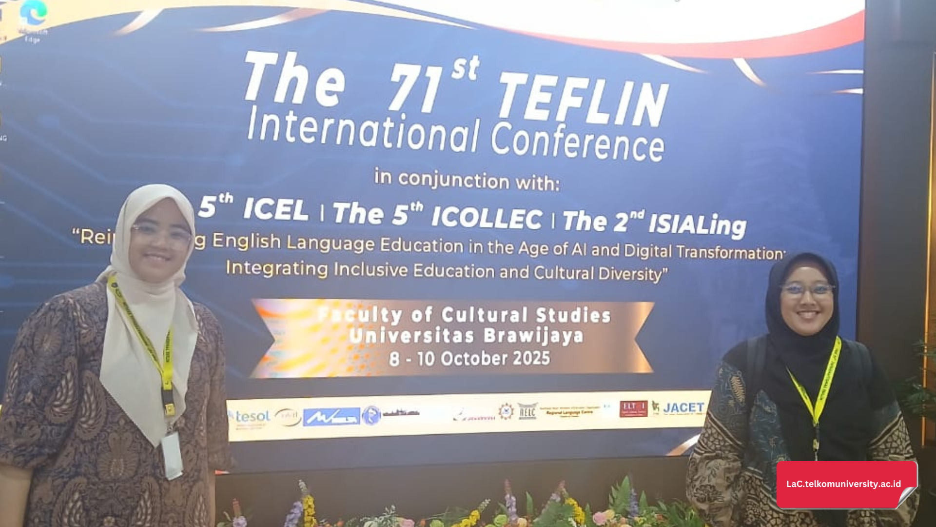 Perwakilan dari LaC berpartisipasi dalam acara the 71st TEFLIN International Conferenc