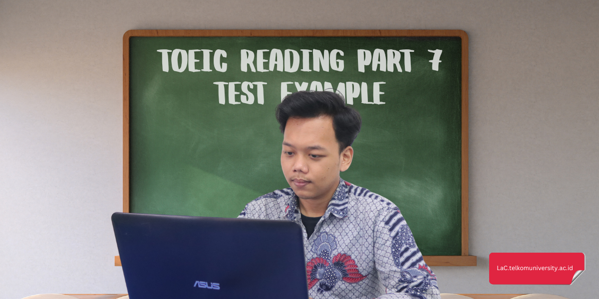  TOEIC Reading Part 7 test example