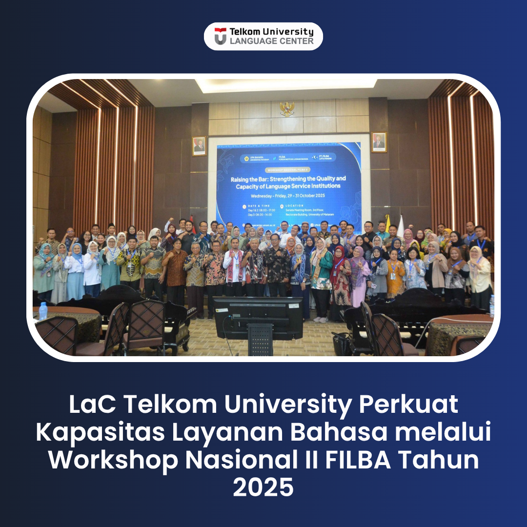 LaC Telkom University di Workshop Nasional II FILBA 2025
