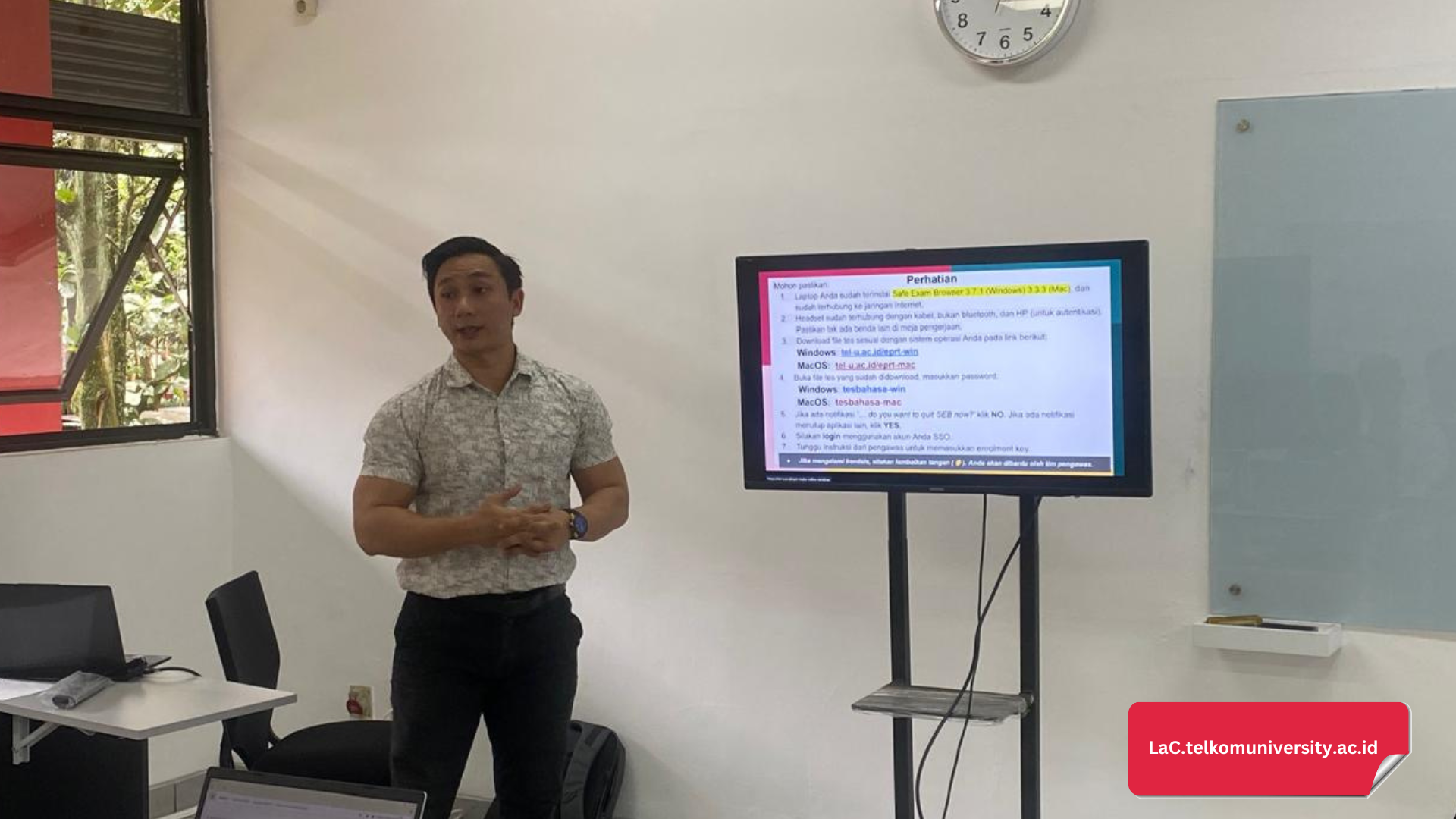 Pembacaan aturan yang tidak boleh dilanggar selama EPrT berlangsung