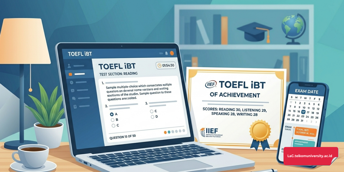 Infografis 12 tema penting materi ujian TOEFL iBT Reading