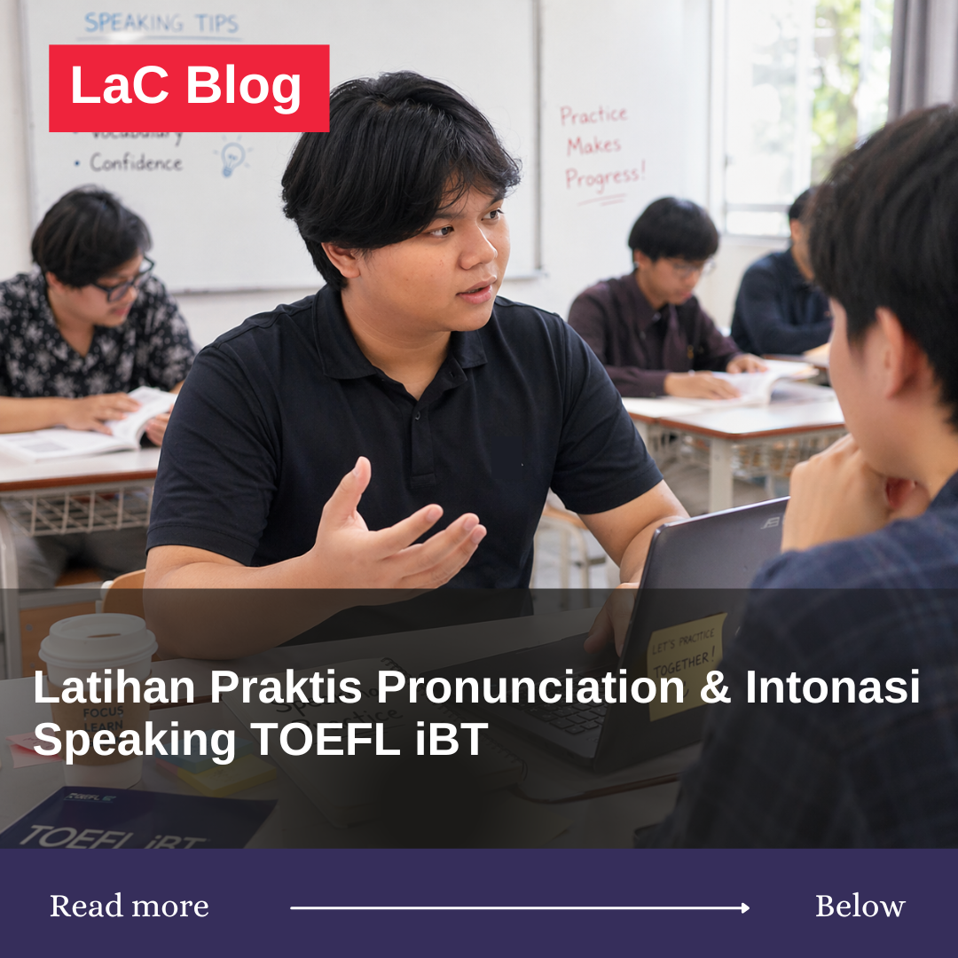 Latihan Praktis Pronunciation & Intonasi Speaking TOEFL iBT Latihan Praktis Pronunciation & Intonasi Speaking TOEFL iBT