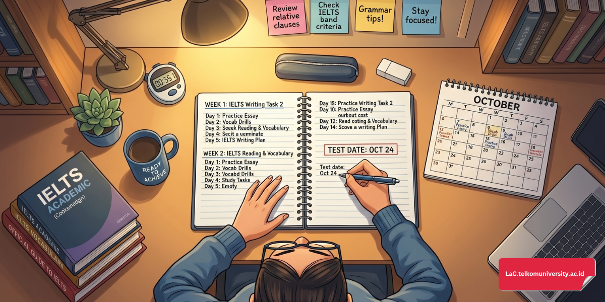 Cara membuat learning plan IELTS berdasarkan hasil tes diagnostik dan target band score