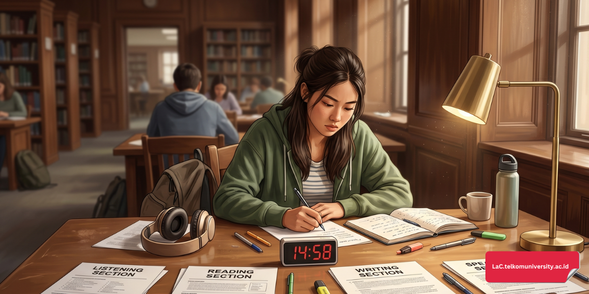 Simulasi mock test IELTS penuh sebagai persiapan penting sebelum menghadapi ujian IELTS sesungguhnya