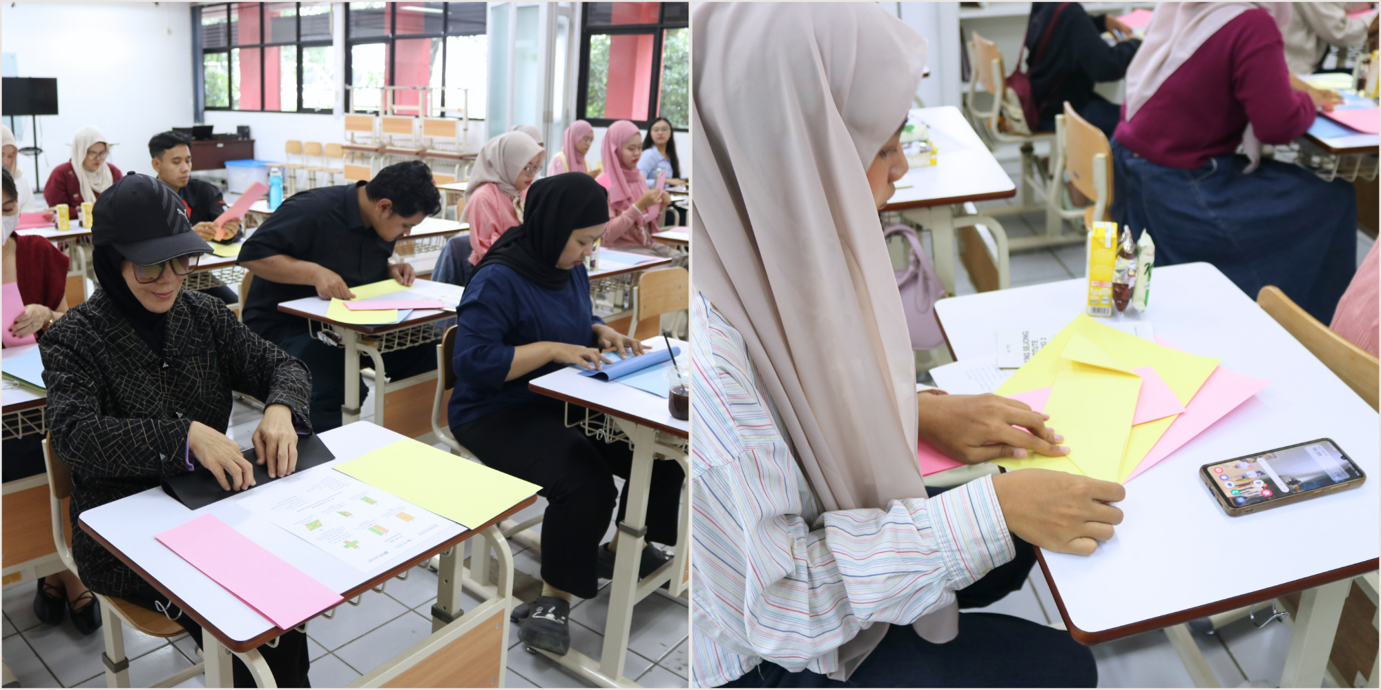 Peserta sedang membuat Ddakji