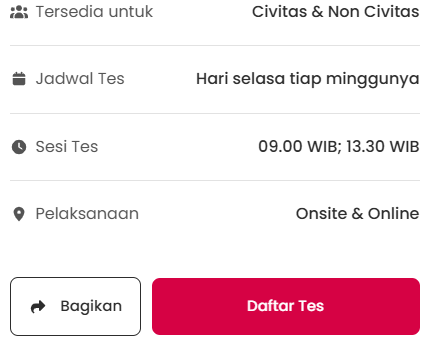 Daftar Tes TOEFL ITP Onsite dan Online