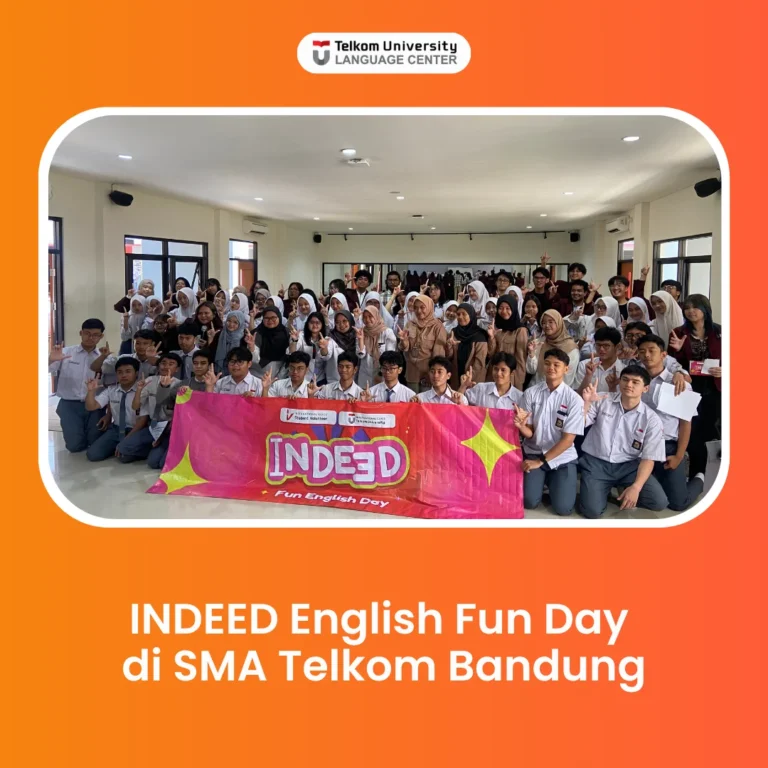 INDEED English Fun Day di SMA Telkom Bandung